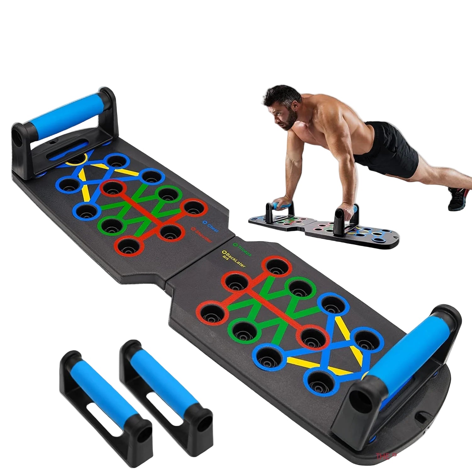 28 in 1 Push up Rack Board System Fitness Workout Train Home Gym Exercise Stands